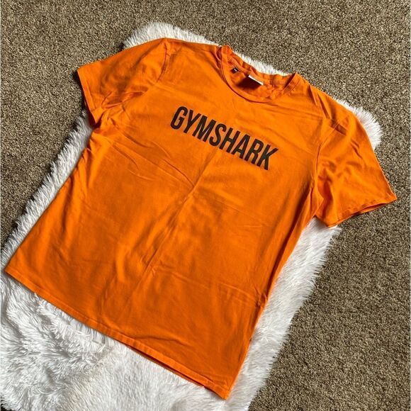 Gymshark T-shirt Orange Black Activewear Womens Size Large - Picture 1 of 6